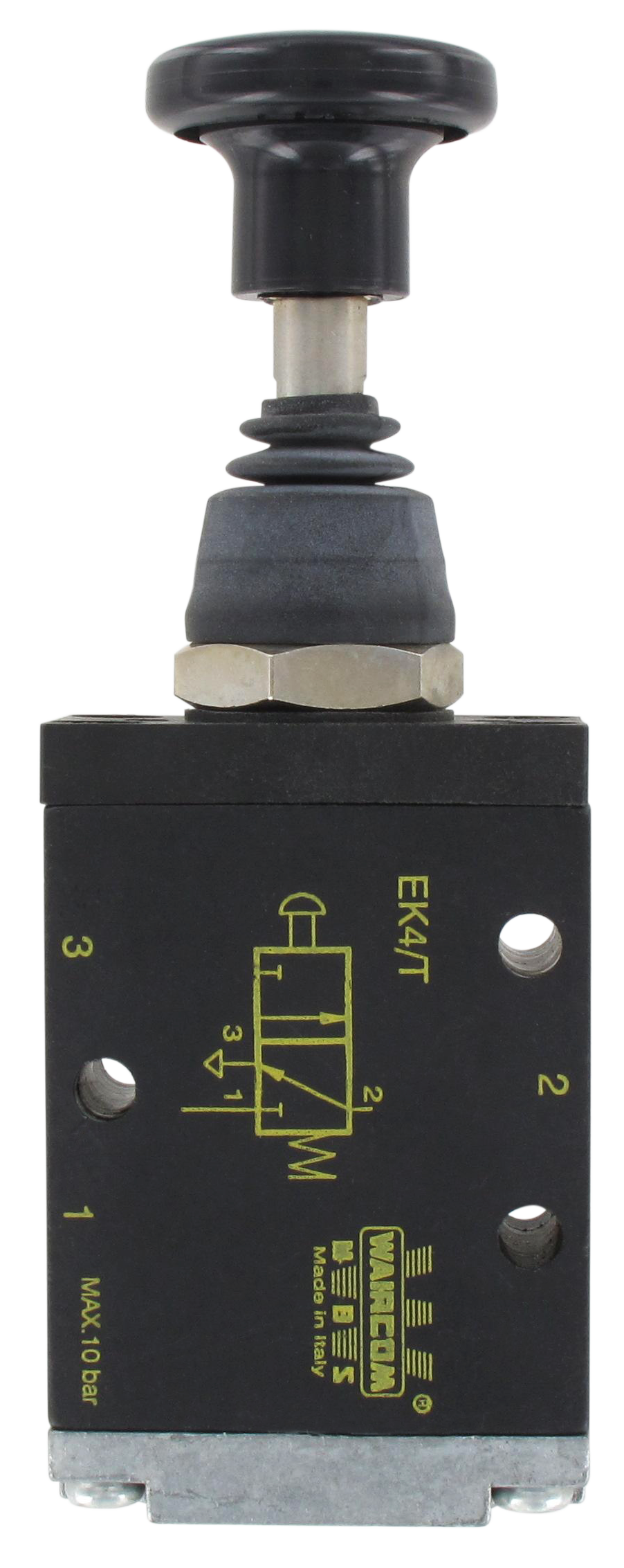 Distributeurs pneumatiques à bouton poussoir métallique 3/2 NF-NO monostable (G1/4'')