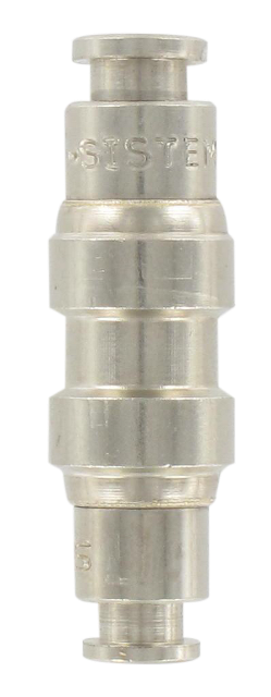 Double reduction push-in fitting in nickel-plated brass T4-T5 Pneumatic push-in fittings