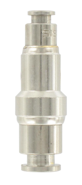 Double reduction push-in fitting in nickel-plated brass T4-T6