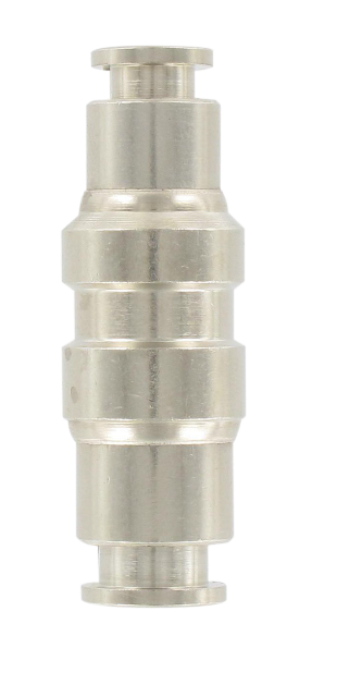 Double reduction push-in fitting in nickel-plated brass T6-T8 Pneumatic push-in fittings