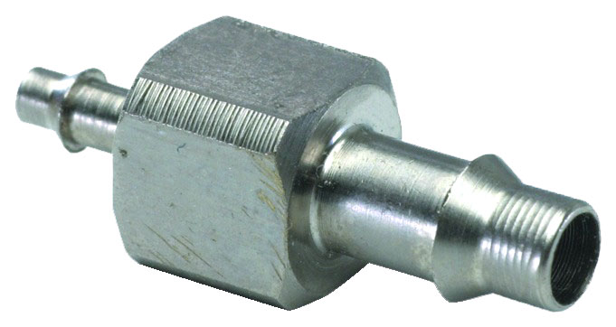 Double straight barbed fitting T1/16-T1/8