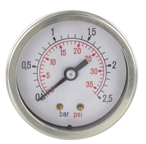 Pressure gauge dia 50 -1-0 bar