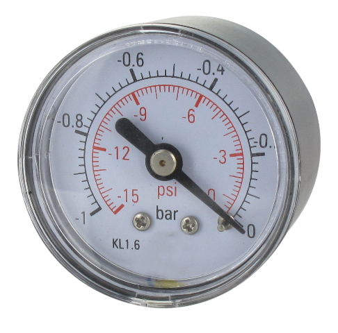 Dry pressure gauges with ABS housing D40 axial connection G1/8''