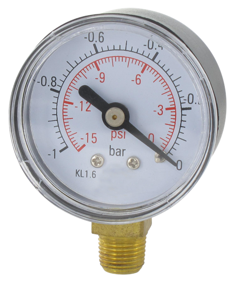 Dry pressure gauges with ABS housing D40 radial connection G1/8''