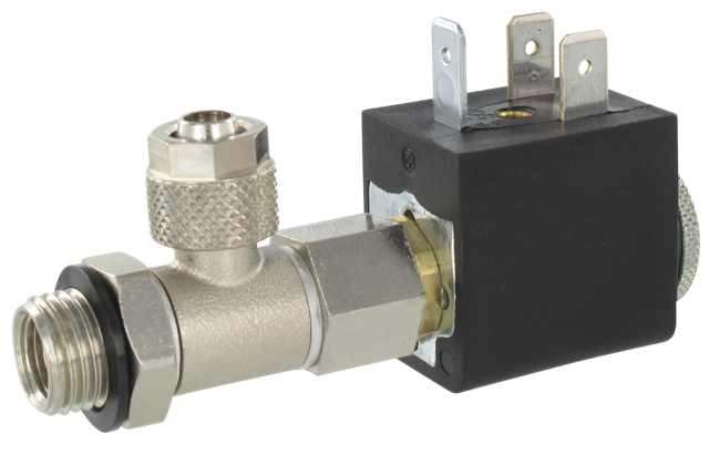 3/2-way pilot valve with push-on connection + 1/4\"-T8/6 VITON seals 24V DC Pneumatic drivers