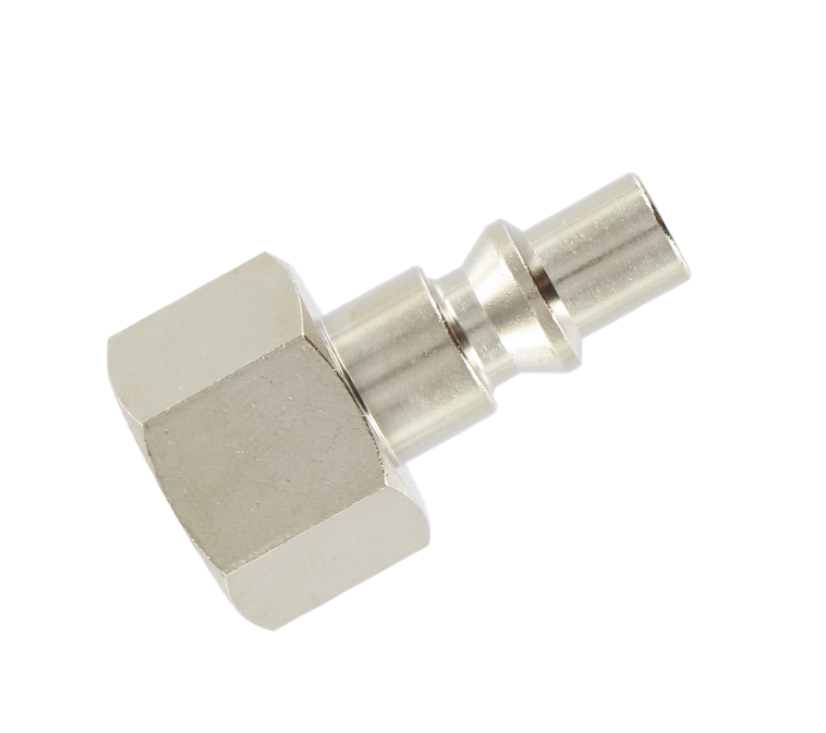 Embouts profil ARO 210 femelle cylindrique passage 5,5 mm en laiton nickelé Coupleurs/Raccords rapides de sécurité en métal