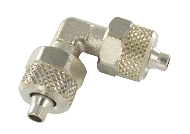 Equal and unequal elbow push-on fittings