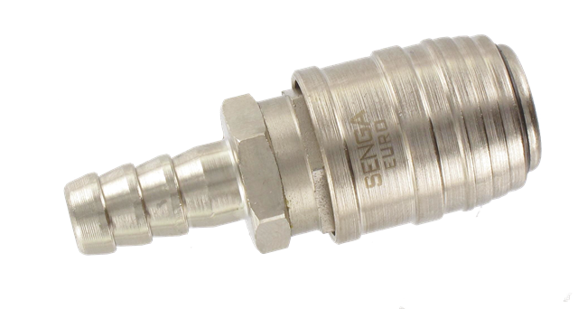 EURO profile couplings barb connector 7.5 mm bore