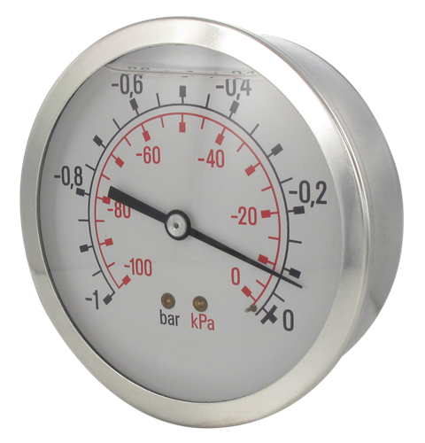 Glycerine pressure gauges stainless steel case D100 axial connection G1/2'' Pneumatic components