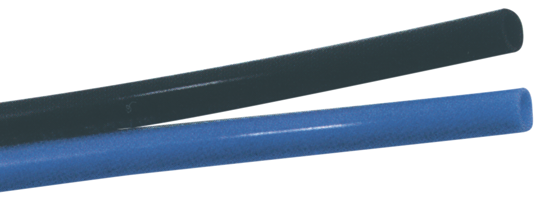 Heat-sealed polyurethane tube Øint.8 Øext.10 blue/black Polyurethane hoses (PU)