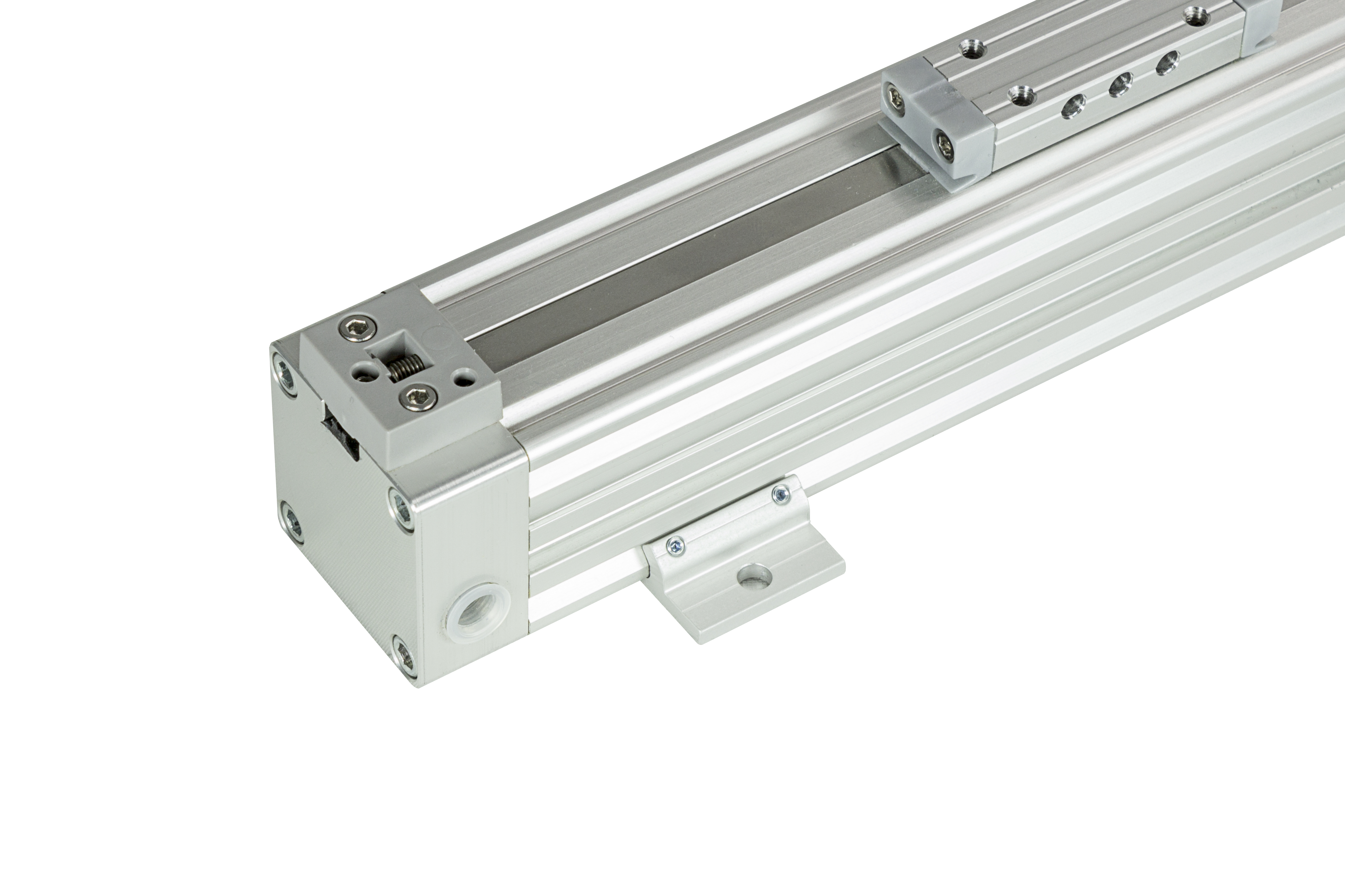 Intermediate supports for Z series rodless pneumatic cylinders