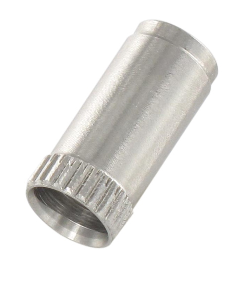 Internal sleeve for universal DIN 2353 compression fitting in stainless steel T12/10