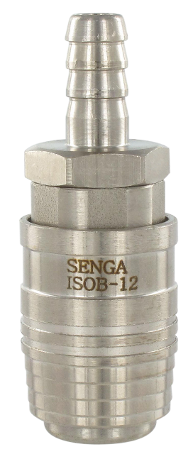 ISO-B barb connector coupling 5.5mm bore T8