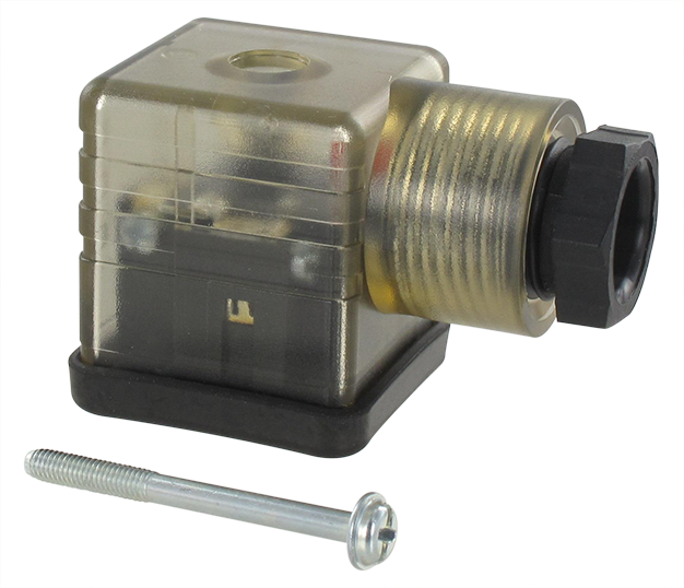 Light connector coil U2-U3 110V/50+Led MF - 3-way poppet valves - compressed air/vacuum  