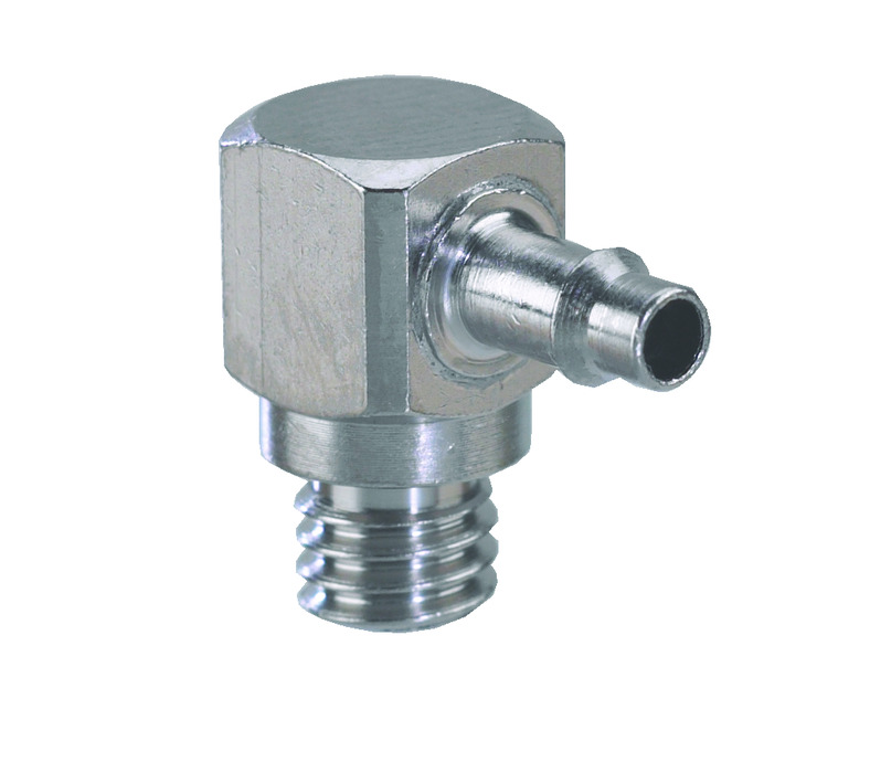 Male hose connection 10-32 1/16ID Pneumatic valves