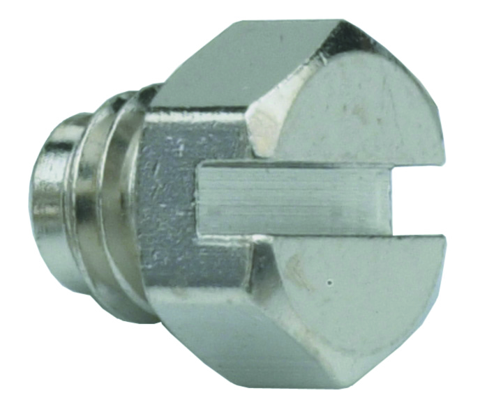 Male plug #10-32 electroless nickel plating