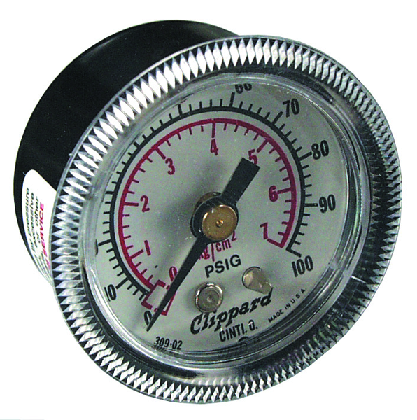 Manomètre 0-100 PSI Distributeurs pneumatiques