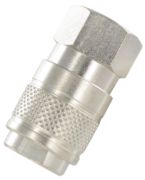 Mini-coupleurs standards femelle cylindrique passage 5 mm