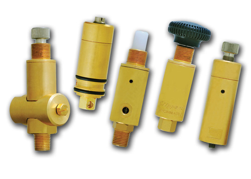 Miniature pressure regulator F/F/ M5 large plastic knob