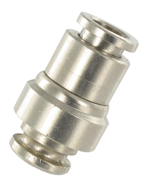Modular nickel-plated brass push-in fittings