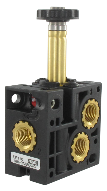 Modular pneumatic pilot valve 3/2-G1/8\" straight drilled NC
