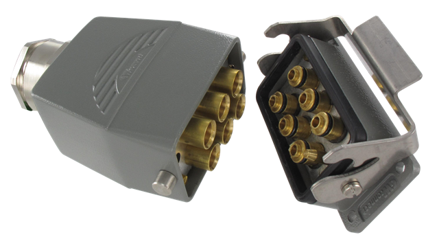 Multi-coupler pneumatic connectors with double shut-off Pneumatic function fittings