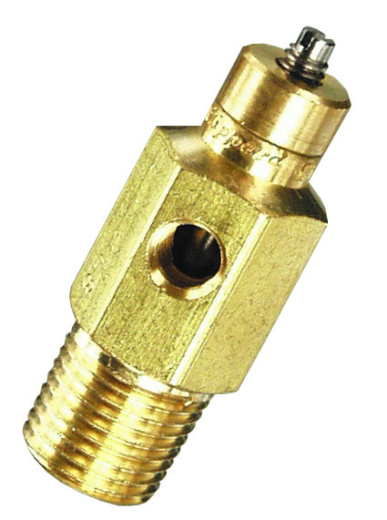 Needle valve 15° 1/8 \"NPT slotted screw