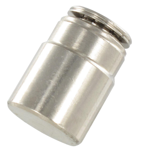 Nickel-plated brass push-in plugs for misting Fittings and couplings