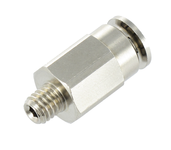 Nickel-plated brass straight BSP tapered high pressure T push-in fittings