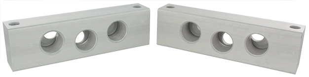 Paire de plaques d'extrémité ISO taille 1 Distributeurs pneumatiques
