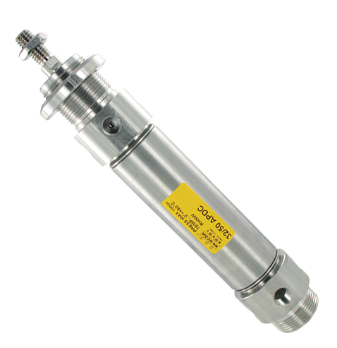 Pneumatic cylinder INOX round profile double acting non magnetic Ø32 Stroke 50 mm