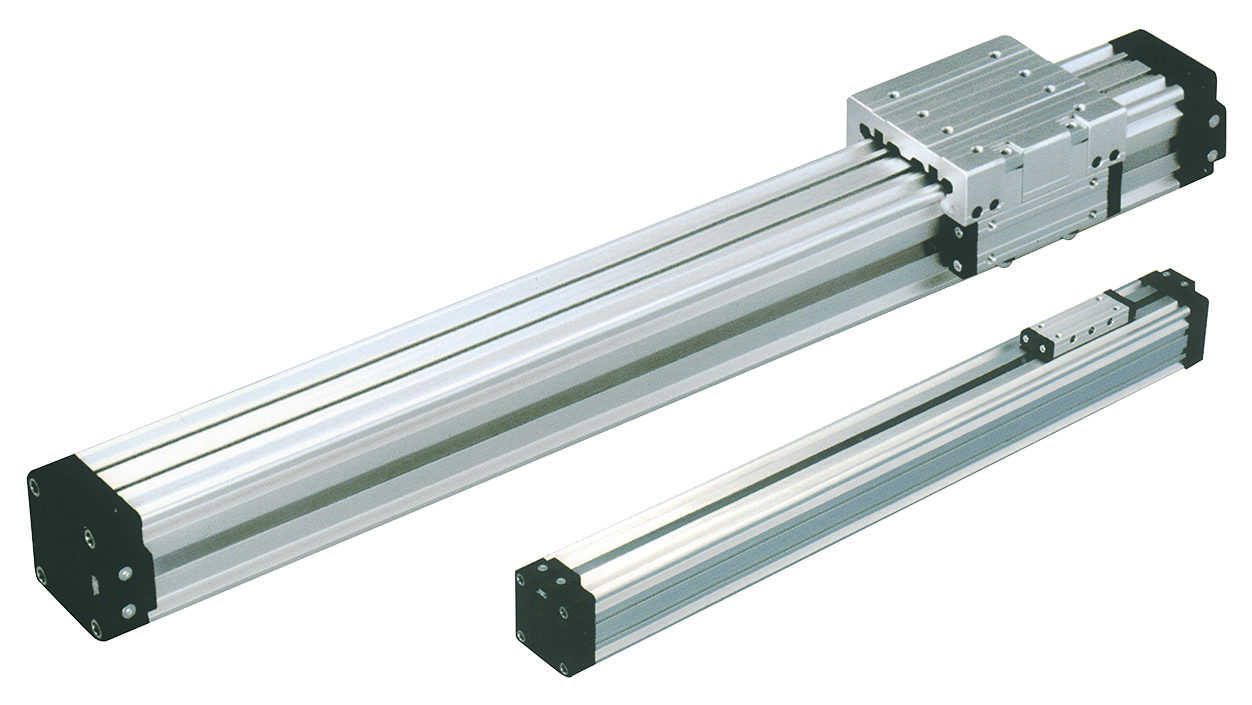 Pneumatic cylinders without rod standard version