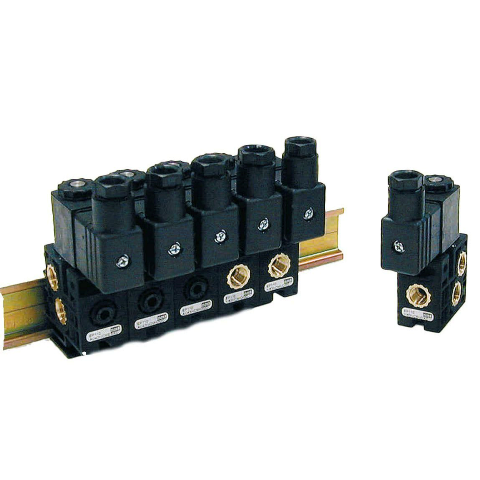 Pneumatic drivers battery,right module, T.4 NO 3/2 Pneumatic valves