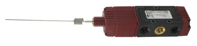 Pneumatic valves with 5/2-way antenna control (G1/8\")