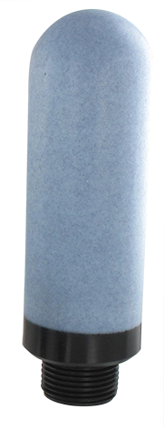 Polyethylene silencers, male thread