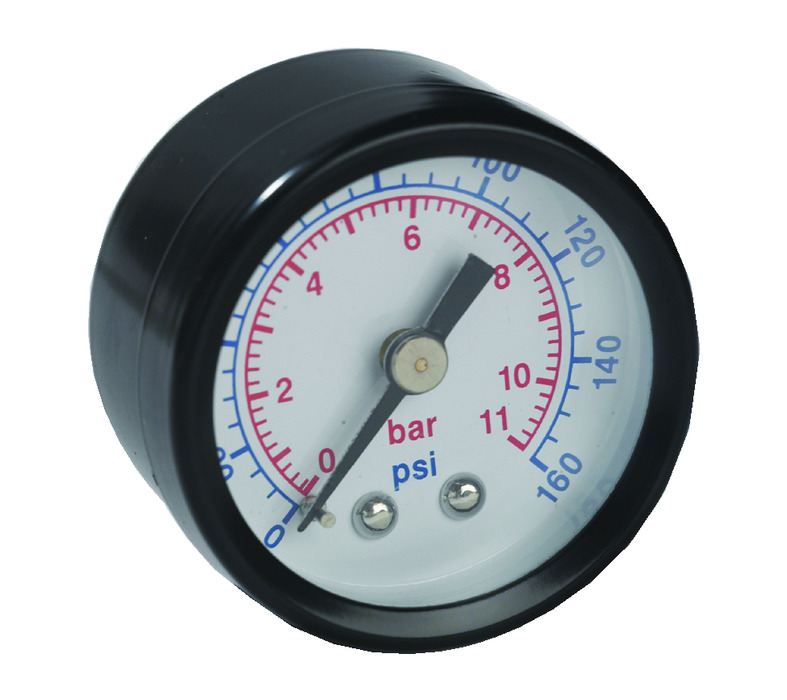 Pressure gauge 0-160 PSIG Pneumatic valves