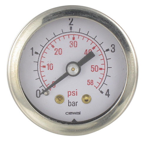 Pressure gauge dia 40 0-4 bar Pneumatic components
