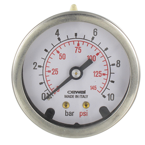 Pressure gauge dia 50 0-10 bar