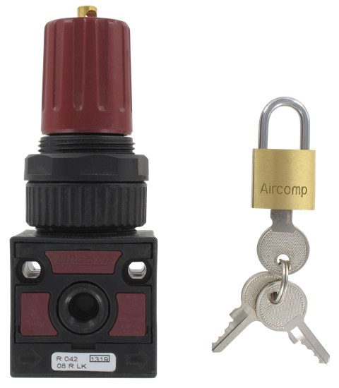 Pressure regulator 0-8 bar lockable version G1/4'' Pneumatic components