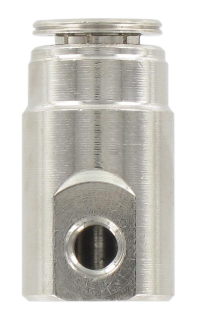 Push-in plug in nickel-plated brass for misting nozzle T.1/4 Pneumatic push-in fittings