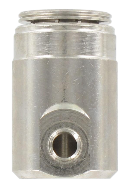 Push-in plug in nickel-plated brass for misting nozzle T.3/8 Pneumatic push-in fittings