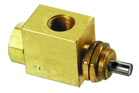 Push valve 1/8 \"GAS 3/2 NC Pneumatic valves