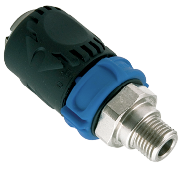 Quick couplings BSP cylindrical or barb connector ANI Series multi-profiles