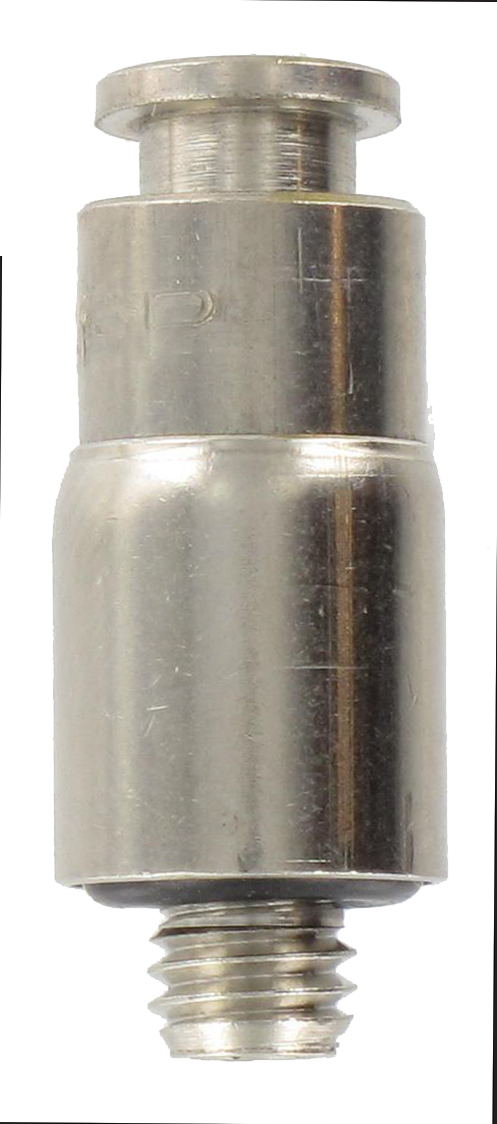 Raccord instantané laiton nickelé droit mâle BSP cylindrique M5-T4 compact Raccords instantanés pneumatiques