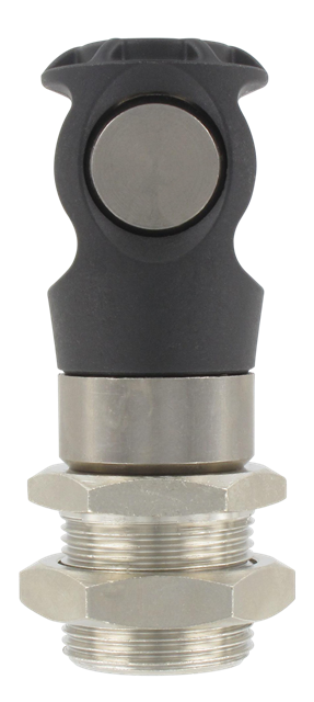 Coupleurs sécurité anti-rayure ISO-C traversée de cloison DN8 mm pour air comprimé