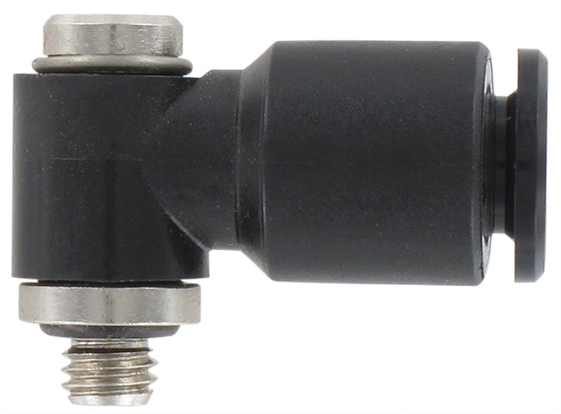 Resin L male swivel BSP push-in connector with hexagonal socket M5 T6 Pneumatic push-in fittings