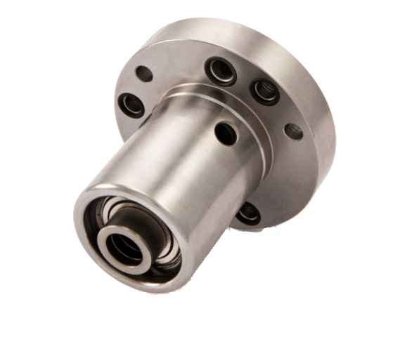 Built-in rotary joint for cooling lubricant