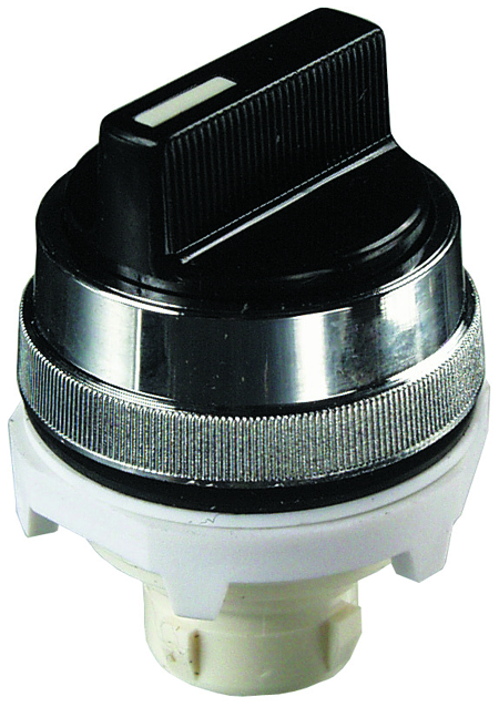 Selector 30mm short lever black Pneumatic valves