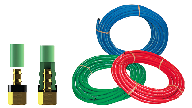 Self-tightening hoses (20 m coil) Technical hoses