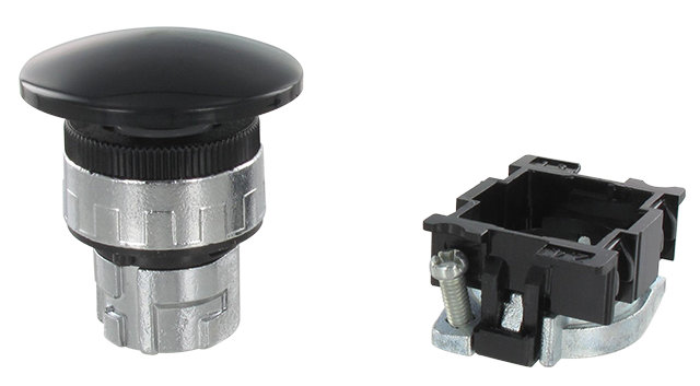 Series 100/120 panel valve pneumatic rocker Ø40 RM 055 N (black) Panel controls pneumatic valves